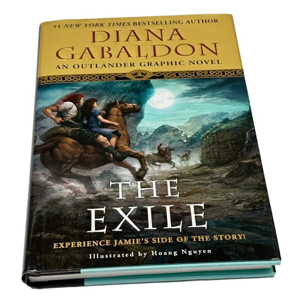 Diane Gabaldon Outlander The Exile Graphic Novel Book Hardcover DJ 2010 First Ed